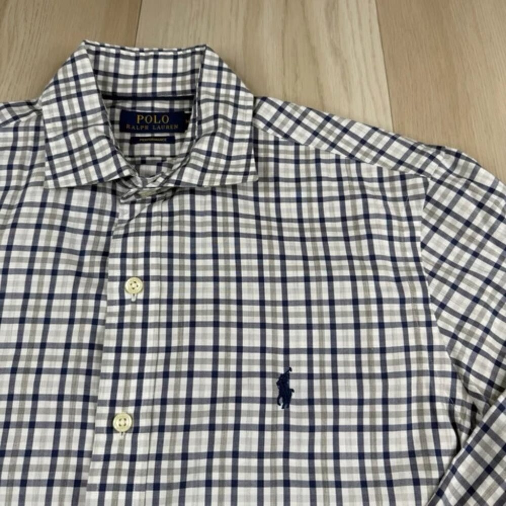 Polo Ralph Lauren Classic Fit Performance Flannel Shirts Mens M Medium Set Of 2 - Picture 13 of 16
